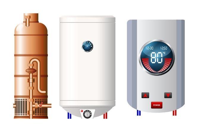 Different types of water heaters